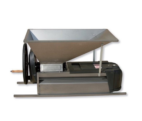Grape Crusher Destemmer - Manual with Stainless Finish