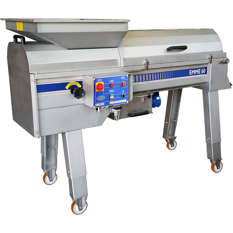 Zambelli Emme 60 Destemmer Crusher with Must Collection Hopper (6-8 Ton)