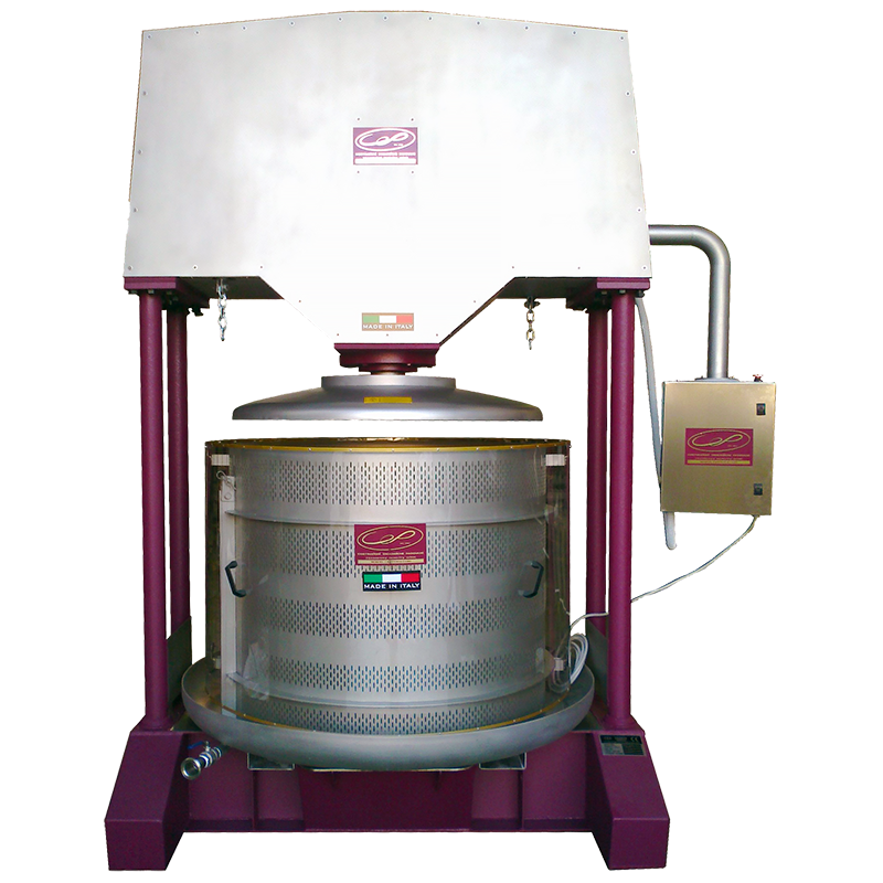 Hydraulic Vertical Press, "SIRIO"<br>(500 - 2,000 Liter)