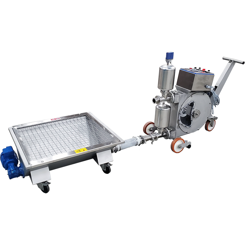 Must Collection Hopper with Feeding Auger and Mounting Hose & Hardware